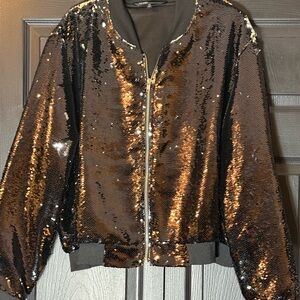 LuLaRoe Sequin Jacket in Black